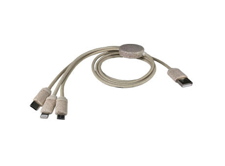 3in1 eco Ladekabel Weizenstroh