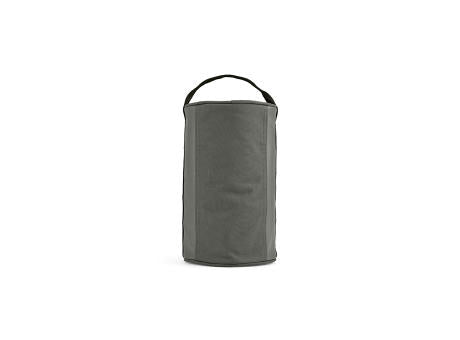 Riga 5,7L Kulturtasche aus rPET. Zylindrische Form mit Tragegriff