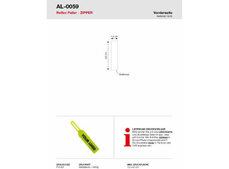 Reflex Puller Zipper
