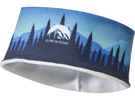 Emma Sublimation-Stirnband aus RPET mit Fleece