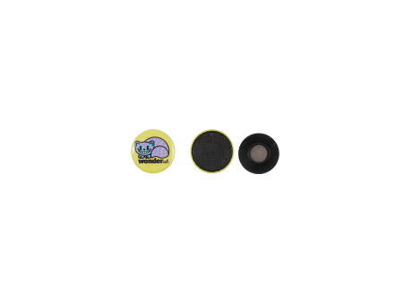 Metallbutton 25mm mit Textilienmagnet