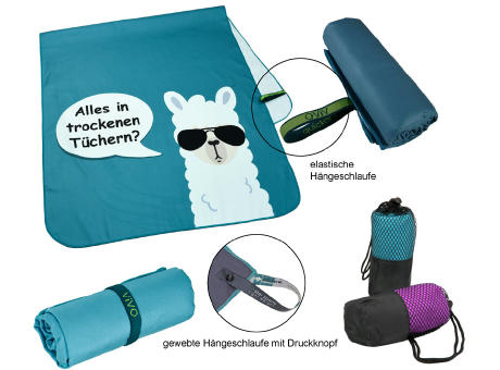 Mikrofaser Dusch- und Badehandtuch ViVO quickdry