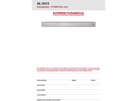 Schnappband PROMOTION 30 cm lang