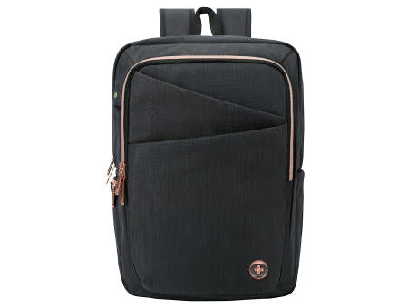 SwissDigital Design KATY ROSE Black Backpack | Massage
