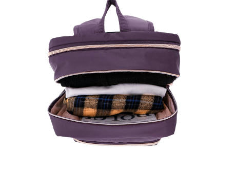 SwissDigital Design KATY ROSE Purple Backpack | Massage
