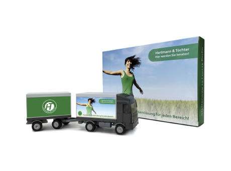 Bausatz in Geschenkverpackung "LKW mit Anhänger"