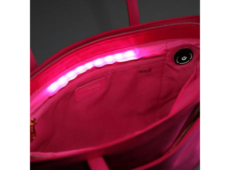 Swissdigital Design KATY ROSE NG Pink Tote Bag | LED