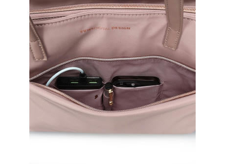 Swissdigital Design KATY ROSE NG Lotus Tote Bag | LED