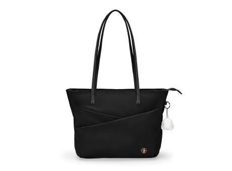 Swissdigital Design KATY ROSE NG Black Tote Bag | LED