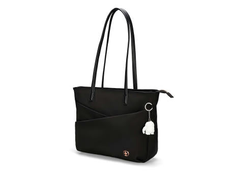 Swissdigital Design KATY ROSE NG Black Tote Bag | LED
