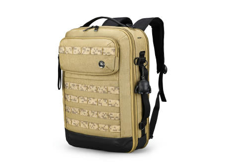 Swissdigital Design BERG Dark Khaki Hybrid Briefcase