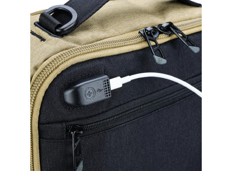 Swissdigital Design BERG Dark Khaki Hybrid Briefcase