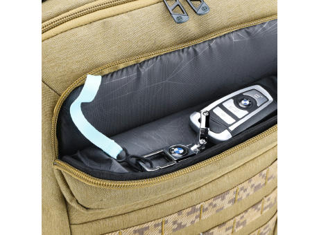 Swissdigital Design BERG Dark Khaki Hybrid Briefcase