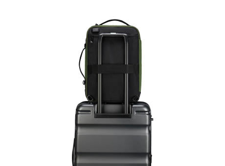 Swissdigital Design BERG Dark Green Hybrid Briefcase