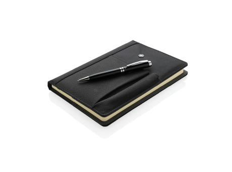 Notizbuch und Stift