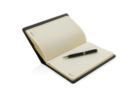 Notizbuch und Stift