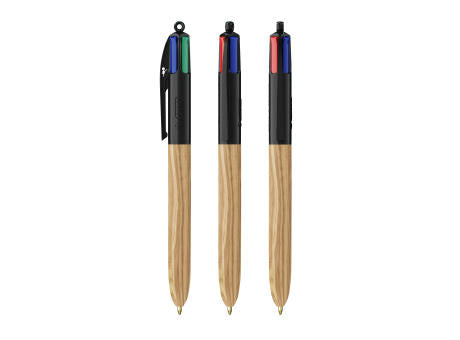 BIC® 4 Colours Wood Style