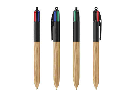 BIC® 4 Colours Wood Style