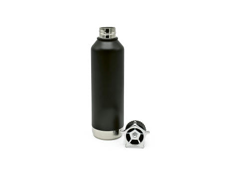 Spiglo Trinkflasche aus recy.Edelstahl, 780 ml. Mit radförmigem Deckel