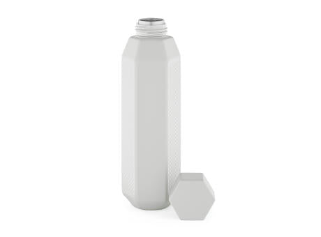 Hexagul Trinkflasche aus recy.Edelstahl, 530ml. Doppelwandig