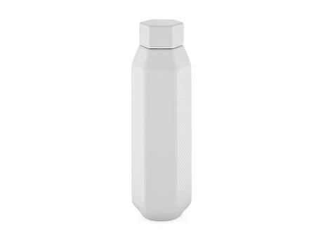 Hexagul Trinkflasche aus recy.Edelstahl, 530ml. Doppelwandig