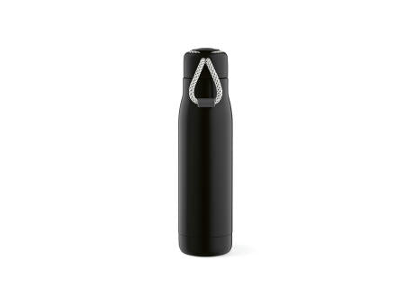 Lena Trinkflasche recy.Edelstahl, 570 ml. Mit Tragegriff aus rPET
