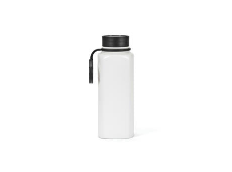 Ural Trinkflasche recy.Edelstahl, 820 ml. 360° Push-Verschluss