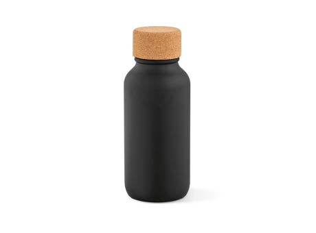 Volga Trinkflasche recy.Edelstahl.Korkdeckel, 530 ml. Auslaufsicher