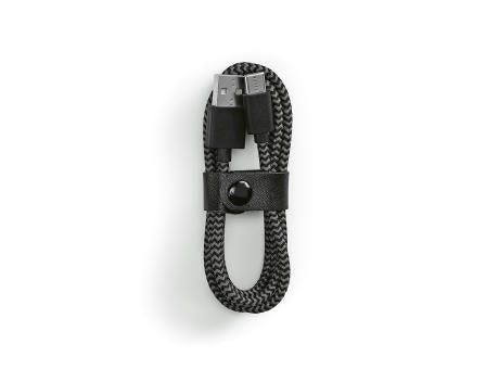 Leibniz Kabel aus rPET. 1 m. USB-C auf USB-A. Schnellladefunktion