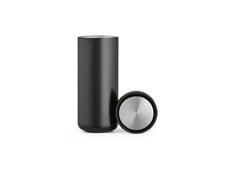 Senegal Reisebecher recy.Edelstahl, 400 ml. Mit 360°Push-Verschluss