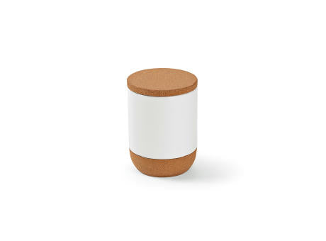 Ebro Keramik Tasse mit Kork,410 ml. Für Sublimationsdruck geeignet