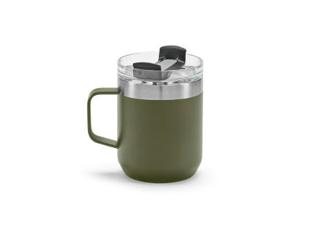 Shinano Tasse recy.Edelstahl, 440 ml. Doppelwandig mit drehbarem Deckel