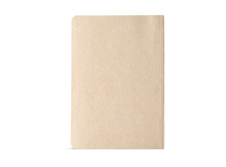 Joyce A5 Notizbuch.Einband aus Bananenfasern. 196 Seiten recy.Papier