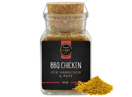 Grillgewürz für Hähnchen Korkenglas