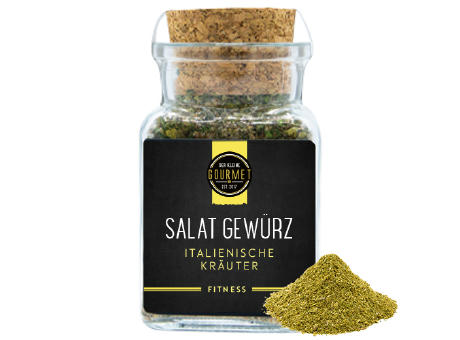 Italienisches Salat Gewürz Korkenglas