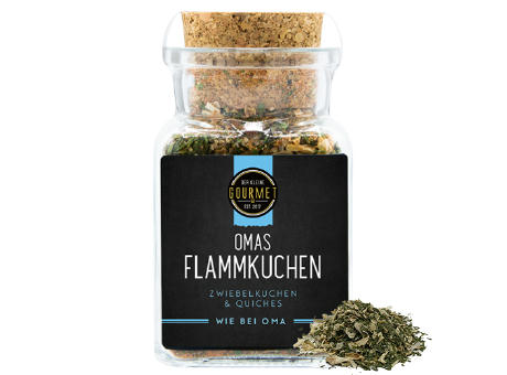 Flammkuchen Gewürz Korkenglas