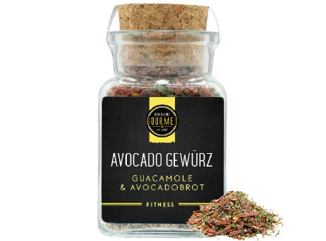 Avocado Gewürz Korkenglas