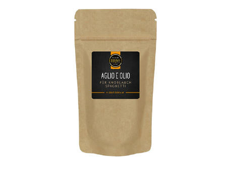 Aglio e Olio Gewürz Kraftpapierbeutel