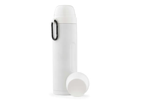 Flinders Thermos recy.Edelstahl, 1080 ml. Mit 2 Bechern und Karabiner