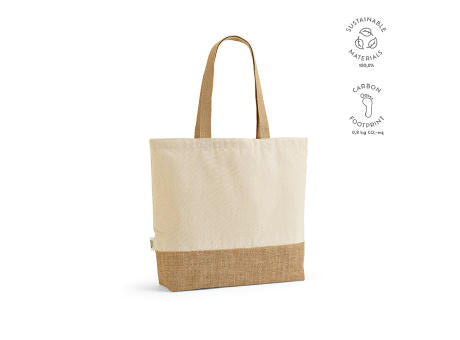 Mauna Kea Einkaufstasche recy.Baumwolle (220 g/m²) und Jute (275 g/m²)