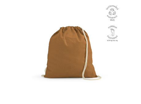 Lhotse Kordelzugbeutel aus recycelter Baumwolle (140 g/m²)