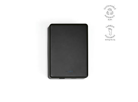 Hooke Powerbank aus rABS mit 10.000 mAh. Magnetisches Laden