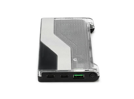 Voltix Powerbank aus rABS mit 10000 mAh. 18 W. LED-Anzeige