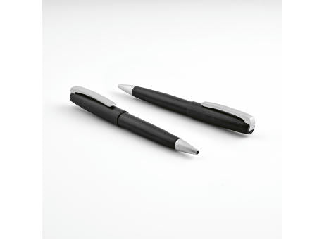 Hemingway Kugelschreiber recy. Aluminium. Schwarze Dokumental®-Tinte