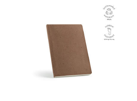 Doyle A5 Notizbuch.Einband aus Kaffeeresten. 196 Seiten 80gsm recy.Papier