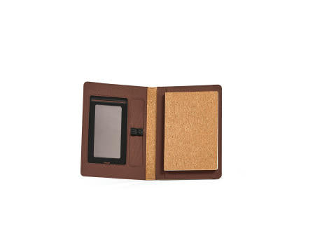 Kafka A5-Mappe, Kork. Notizblock mit 64-seitigem FSC®