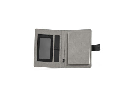 Tolstoy A5-Mappe rPET. Notizblock mit 64-seitigem FSC®.Verschluss aus rPU