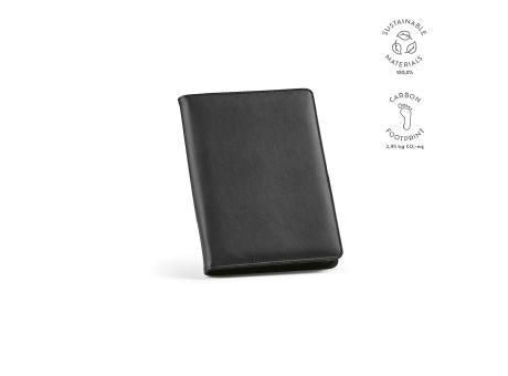 Orwell A5-Mappe aus rPU. Notizblock mit 64-seitigem FSC® und Reißverschluss