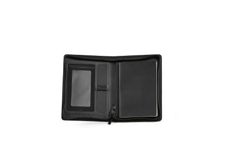Orwell A5-Mappe aus rPU. Notizblock mit 64-seitigem FSC® und Reißverschluss