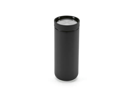 Senegal Reisebecher recy.Edelstahl, 400 ml. Mit 360°Push-Verschluss